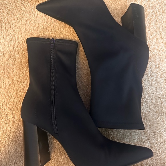 Jeffrey Campbell Women's SIREN Stretch Pointed Toe Boots Black Size 7.5M - Picture 5 of 8